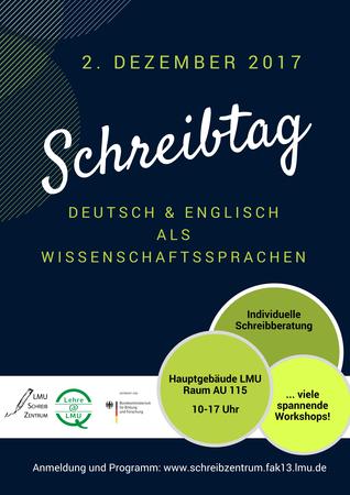 PLAKAT Schreibzentrum - Schreibtag 8